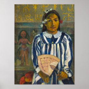 De voorouders van Tehamana Paul Gauguin Poster
