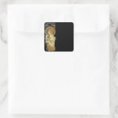 De voorpoot 1899 vierkante sticker (Tas)