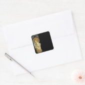 De voorpoot 1899 vierkante sticker (Envelop)