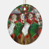 De voorraad was verstopt keramisch ornament (Links)