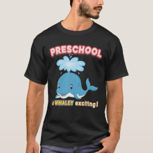 De voorschool is groot opwindend walvisachtig Kind T-shirt