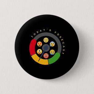 De voorspelde stemmingsmeter van vandaag voor gees ronde button 5,7 cm