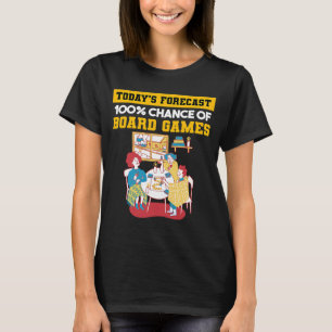 de voorspelling van vandaag 100 keer dat raad van t-shirt