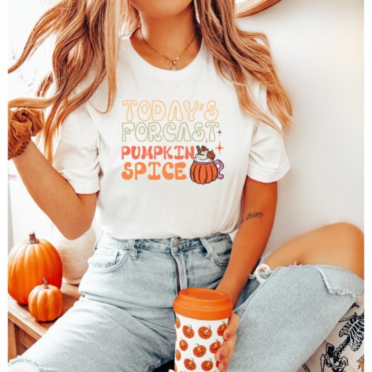 De voorspelling van vandaag Pumpkin Spice Herfst R T-shirt