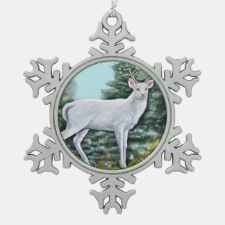 De voorste hart tin sneeuwvlok ornament