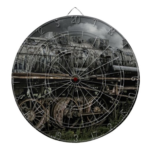 de voortbewegings spoorweg van het de treinspoor dartbord (Voorkant)