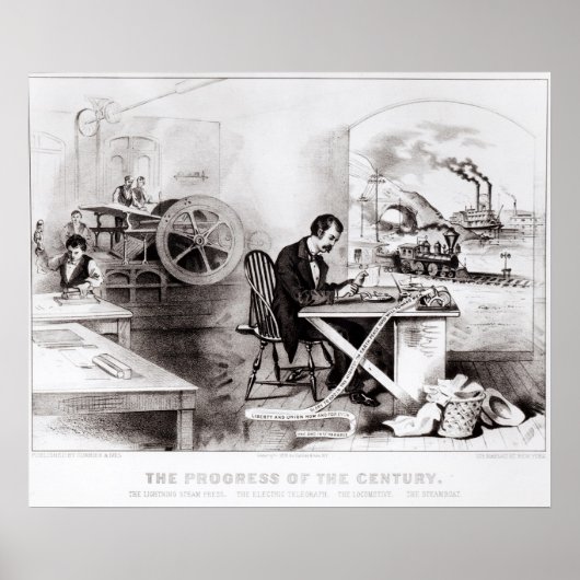 De voortgang van de eeuw poster (Voorkant)