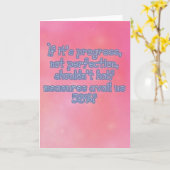 De "vooruitgang/meet half" de Grappige Kaart van (Gele Bloem)