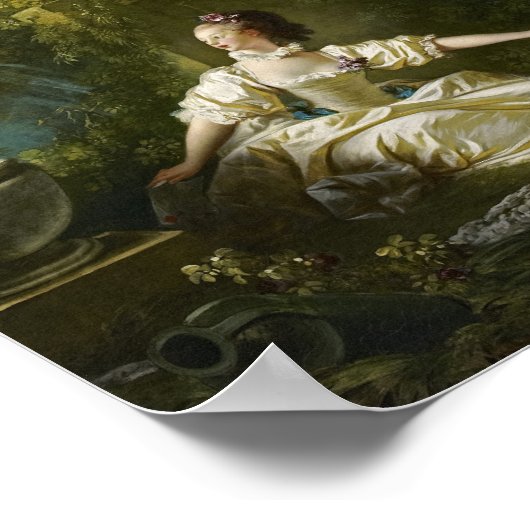 De vooruitgang van de liefde, de vergadering van F Poster (Hoek)