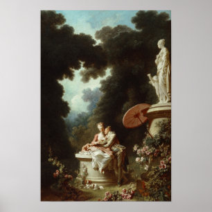 De vooruitgang van de liefde - Fragonard-serie Poster
