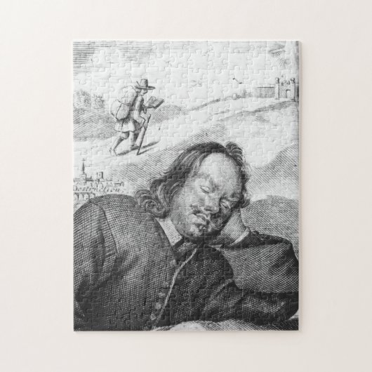 De vooruitgang van de pelgrim" legpuzzel (Verticaal)