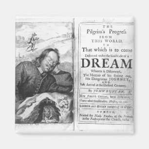 De vooruitgang van de pelgrim" magneet