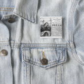 De vooruitgang van de pelgrim" vierkante button 5,1 cm (In situ)