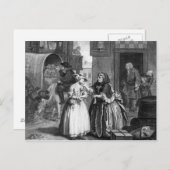 De vooruitgang van Harlot Briefkaart (Voorkant / Achterkant)