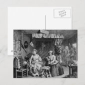 De vooruitgang van Harlot Briefkaart (Voorkant / Achterkant)