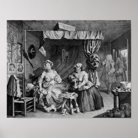 De vooruitgang van Harlot Poster (Voorkant)