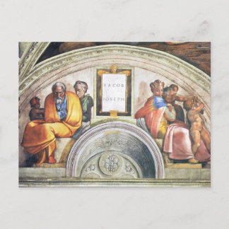 De voorvaderen van Christus: Jacob, Joseph, 1512 Briefkaart