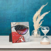 De voorwerpen van het Effect Mandela in spiegel ku Fotoplaat (Insitu)