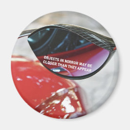 De voorwerpen van het Effect Mandela in spiegel ku Magneet