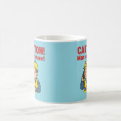 De 'VOORZICHTIGHEID! Man aan de telefoon!' mok (Center)