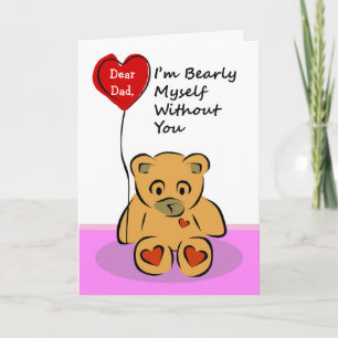 De Voorzijde van de douane, die Mijn Papa, Bearly Kaart