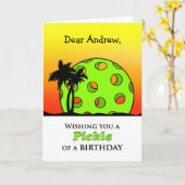 De Voorzijde van de Douane van de verjaardag, Kaart (Gele Bloem)