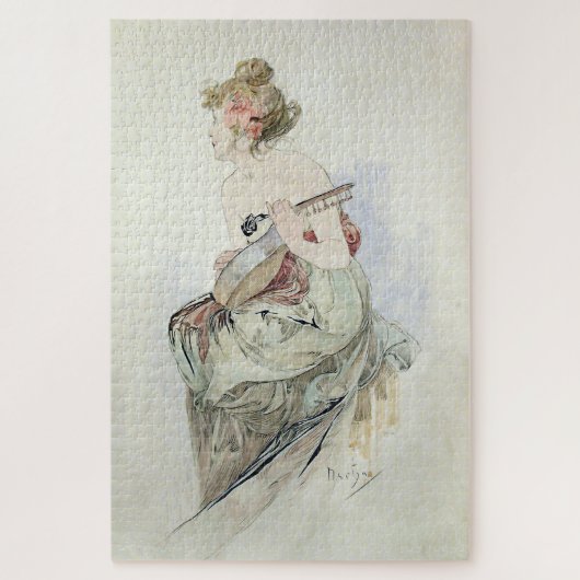 De voorzijde van Le Pater van Alphonse Mucha Legpuzzel (Verticaal)