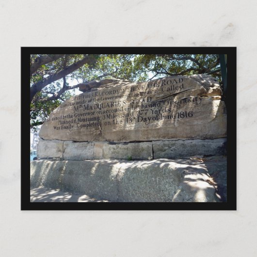 de voorzitter van mevrouw macquarie briefkaart (Voorkant)