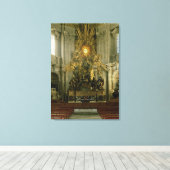 De voorzitter van St. Peter, 1665 Canvas Afdruk (Insitu (Houten vloer))