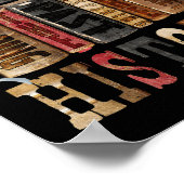 De vorige inspirerende geschiedenis van de toekoms poster (Hoek)