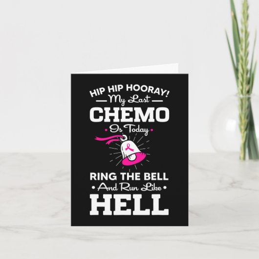 De vorige keer dat Chemo vandaag de dag de Bell Ca Kaart (Voorkant)