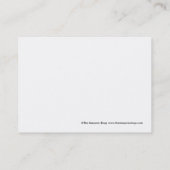 De vorige masterkaart visitekaartje (Achterkant)