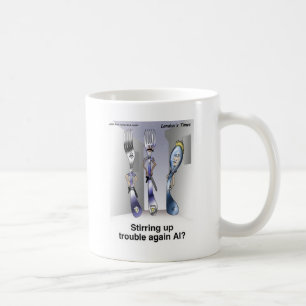De Vork Politie Grappige Cartoon Cadeaus & Verzame Koffiemok
