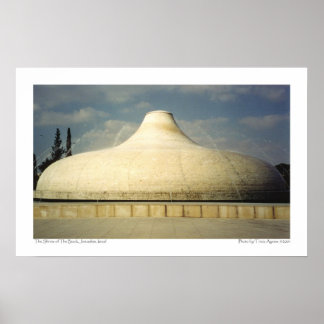 De vorm van het boek poster