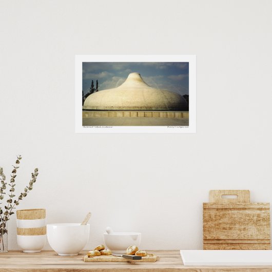 De vorm van het boek poster (Keuken)