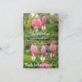 De vormBloemen van het hart Feestdagen Kaart (Binnen)