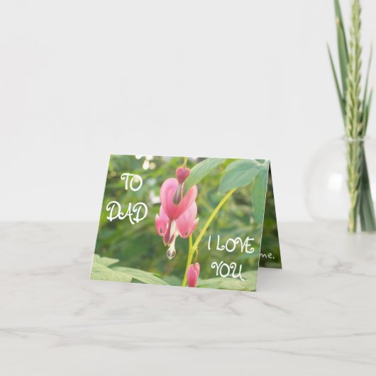 De vormBloemen van het hart Feestdagen Kaart (Voorkant)