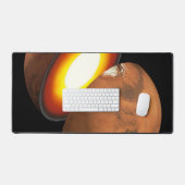 De vorming van rotsachtige lichamen in het zonnest bureaumat (Keyboard & Muis)