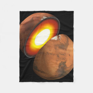 De vorming van rotsachtige lichamen in het zonnest fleece deken