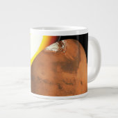 De vorming van rotsachtige lichamen in het zonnest grote koffiekop (Voorkant rechts)