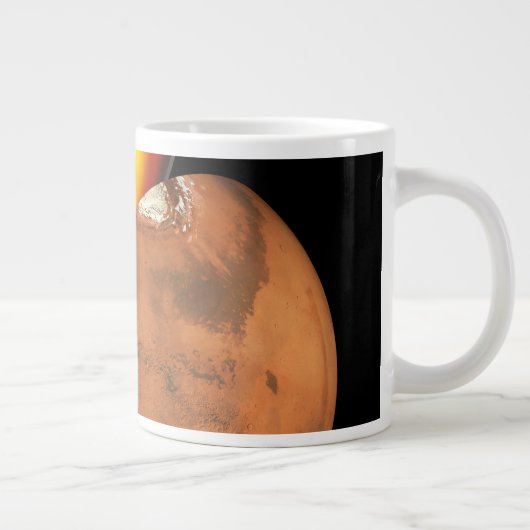 De vorming van rotsachtige lichamen in het zonnest grote koffiekop (Rechts)