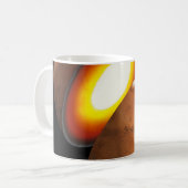 De vorming van rotsachtige lichamen in het zonnest koffiemok (Voorkant links)