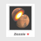 De vorming van rotsachtige lichamen in het zonnest sticker (Vel)