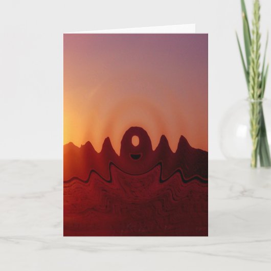 De Vormingen van Arizona Feestdagen Kaart (Voorkant)