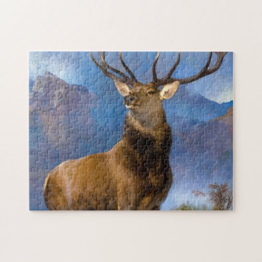 De vorst van de Glen door Edwin Landseer Legpuzzel (Horizontaal)