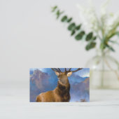 De vorst van de Glen door Edwin Landseer Visitekaartje (Staand voorkant)