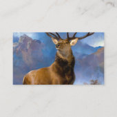De vorst van de Glen door Edwin Landseer Visitekaartje (Voorkant)