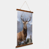 De vorst van de Glen door Sir Edwin Landseer Hangend Wandkleed (Gebogen)