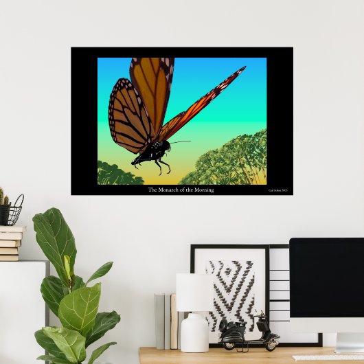 De vorst van de ochtend poster (Thuiskantoor)