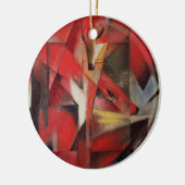 De vos, 1913 keramisch ornament (Links)